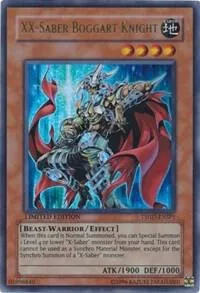XX-Saber Boggart Knight TSHD-ENSP1 Yu-Gi-Oh card from The Shining Darkness