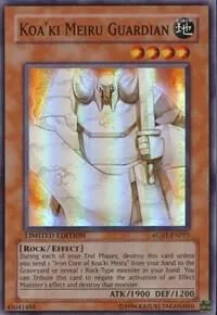 Koa'ki Meiru Guardian RGBT-ENPP3 Yu-Gi-Oh card from Duelist Pack Collection Tin