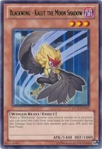 Blackwing - Kalut the Moon Shadow Blue DL11-EN013 Yu-Gi-Oh card from Duelist League Promo