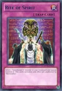 Rite of Spirit Blue DL11-EN019 Yu-Gi-Oh card from Duelist League Promo