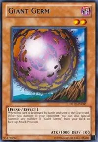Giant Germ Blue DL12-EN003 Yu-Gi-Oh card from Duelist League Promo