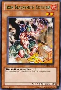 Iron Blacksmith Kotetsu Green DL12-EN006 Yu-Gi-Oh card from Duelist League Promo
