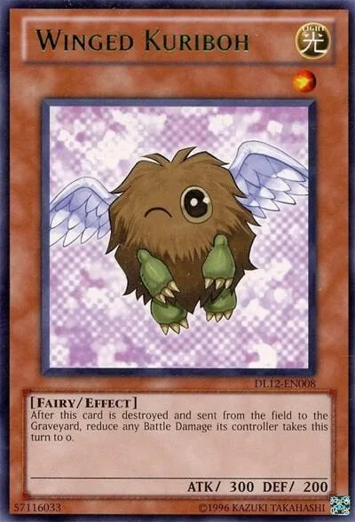 Winged Kuriboh Green DL12-EN008 Yu-Gi-Oh card from Duelist League Promo