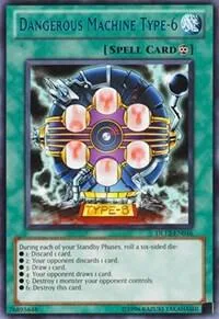 Dangerous Machine Type-6 Blue DL12-EN016 Yu-Gi-Oh card from Duelist League Promo
