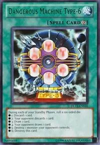 Dangerous Machine Type-6 Green DL12-EN016 Yu-Gi-Oh card from Duelist League Promo
