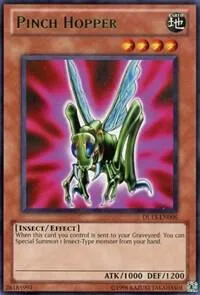 Pinch Hopper Green DL13-EN006 Yu-Gi-Oh card from Duelist League Promo