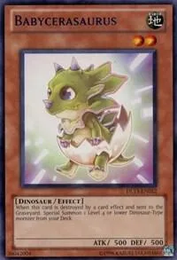Babycerasaurus Blue DL13-EN012 Yu-Gi-Oh card from Duelist League Promo