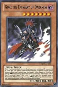 Gorz the Emissary of Darkness Blue DL13-EN013 Yu-Gi-Oh card from Duelist League Promo
