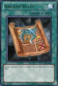 Ancient Rules Green DL13-EN016 Yu-Gi-Oh card from Duelist League Promo