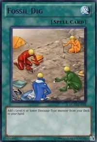 Fossil Dig Purple DL13-EN018 Yu-Gi-Oh card from Duelist League Promo