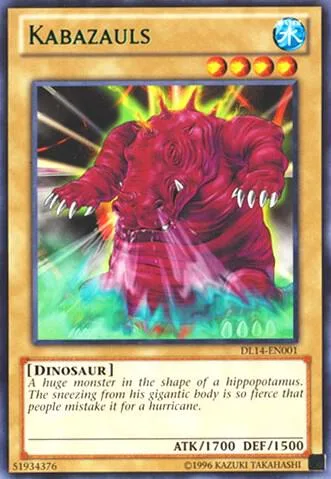 Kabazauls Green DL14-EN001 Yu-Gi-Oh card from Duelist League Promo