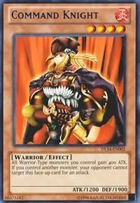 Command Knight Blue DL14-EN002 Yu-Gi-Oh card from Duelist League Promo