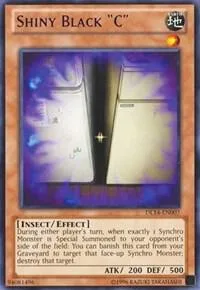 Shiny Black "C" Purple DL14-EN007 Yu-Gi-Oh card from Duelist League Promo