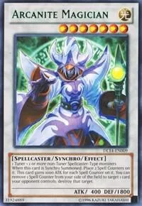 Arcanite Magician Green DL14-EN009 Yu-Gi-Oh card from Duelist League Promo