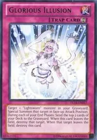 Glorious Illusion Green DL14-EN017 Yu-Gi-Oh card from Duelist League Promo