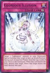 Glorious Illusion Purple DL14-EN017 Yu-Gi-Oh card from Duelist League Promo