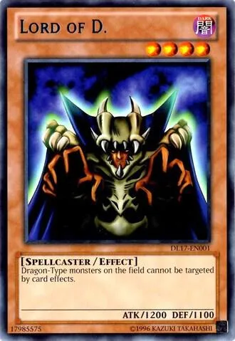 Lord of D. Blue DL17-EN001 Yu-Gi-Oh card from Duelist League Promo