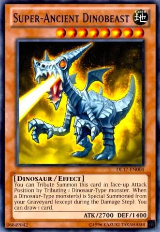 Super-Ancient Dinobeast Purple DL17-EN004 Yu-Gi-Oh card from Duelist League Promo