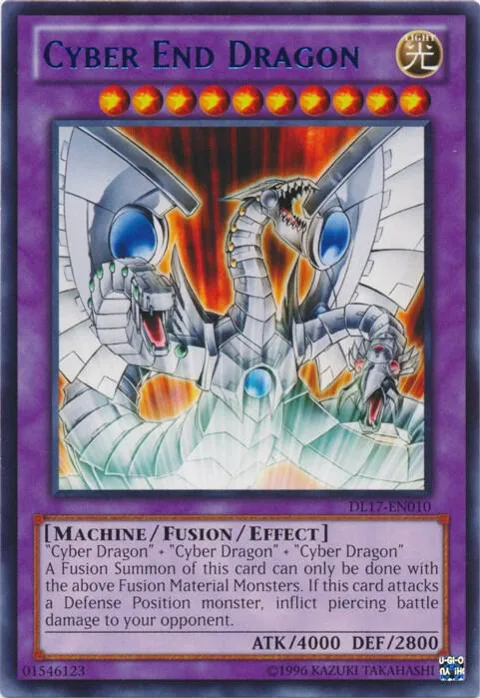 Cyber End Dragon Blue DL17-EN010 Yu-Gi-Oh card from Duelist League Promo