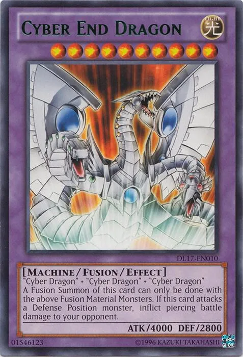 Cyber End Dragon Green DL17-EN010 Yu-Gi-Oh card from Duelist League Promo