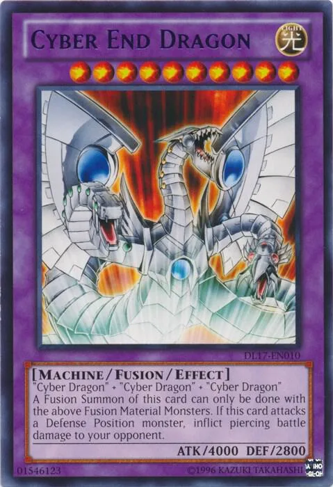 Cyber End Dragon Purple DL17-EN010 Yu-Gi-Oh card from Duelist League Promo