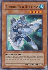 Elemental Hero Bubbleman DR04-EN014 Yu-Gi-Oh card from Dark Revelation Volume 4
