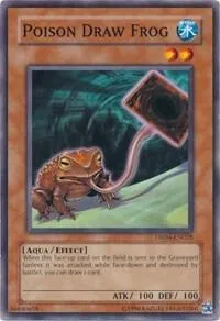 Poison Draw Frog DR04-EN028 Yu-Gi-Oh card from Dark Revelation Volume 4
