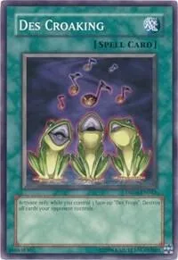 Des Croaking DR04-EN042 Yu-Gi-Oh card from Dark Revelation Volume 4