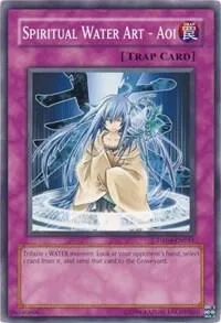 Spiritual Water Art - Aoi DR04-EN051 Yu-Gi-Oh card from Dark Revelation Volume 4