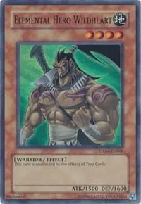 Elemental Hero Wildheart DR04-EN068 Yu-Gi-Oh card from Dark Revelation Volume 4