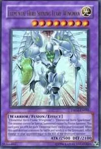 Elemental Hero Shining Flare Wingman DR04-EN096 Yu-Gi-Oh card from Dark Revelation Volume 4