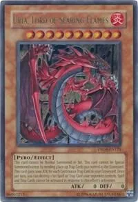 Uria, Lord of Searing Flames DR04-EN121 Yu-Gi-Oh card from Dark Revelation Volume 4