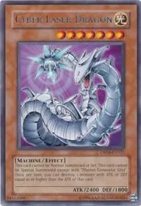 Cyber Laser Dragon DR04-EN127 Yu-Gi-Oh card from Dark Revelation Volume 4