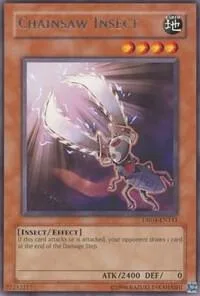 Chainsaw Insect DR04-EN141 Yu-Gi-Oh card from Dark Revelation Volume 4