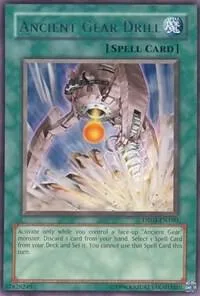 Ancient Gear Drill DR04-EN160 Yu-Gi-Oh card from Dark Revelation Volume 4