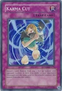 Karma Cut DR04-EN173 Yu-Gi-Oh card from Dark Revelation Volume 4