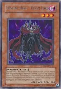 Destiny Hero - Doom Lord DR04-EN181 Yu-Gi-Oh card from Dark Revelation Volume 4
