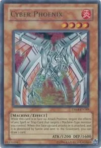 Cyber Phoenix DR04-EN189 Yu-Gi-Oh card from Dark Revelation Volume 4