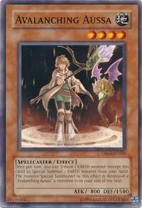 Avalanching Aussa DR04-EN206 Yu-Gi-Oh card from Dark Revelation Volume 4