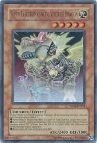 Super-Electromagnetic Voltech Dragon DR04-EN211 Yu-Gi-Oh card from Dark Revelation Volume 4