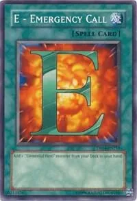 E - Emergency Call DR04-EN219 Yu-Gi-Oh card from Dark Revelation Volume 4
