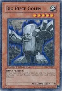 Big Piece Golem DTP1-EN023 Yu-Gi-Oh card from Duel Terminal - Preview