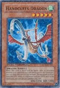 Handcuffs Dragon DTP1-EN025 Yu-Gi-Oh card from Duel Terminal - Preview