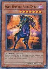Swift Gaia the Fierce Knight DTP1-EN026 Yu-Gi-Oh card from Duel Terminal - Preview