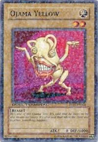 Ojama Yellow DT01-EN004 Yu-Gi-Oh card from Duel Terminal 1