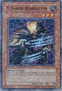 X-Saber Airbellum DT01-EN020 Yu-Gi-Oh card from Duel Terminal 1