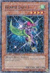 Harpie Lady 1 DT01-EN057 Yu-Gi-Oh card from Duel Terminal 1