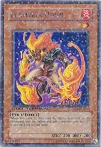 Flamvell Poun DT01-EN070 Yu-Gi-Oh card from Duel Terminal 1
