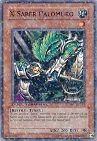 X-Saber Palomuro DT01-EN075 Yu-Gi-Oh card from Duel Terminal 1