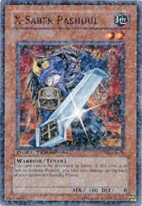 X-Saber Pashuul DT01-EN076 Yu-Gi-Oh card from Duel Terminal 1